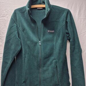 Columbia Forrest Green Fleece Zip Jacket Medium